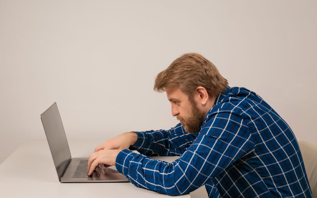 Mauvaise posture dos au travail